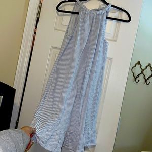 Seersucker Babydoll Dress